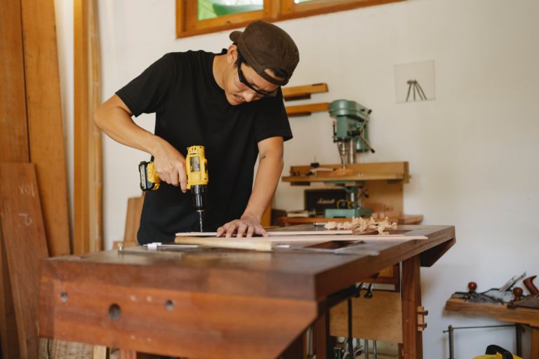 a person working on a computer